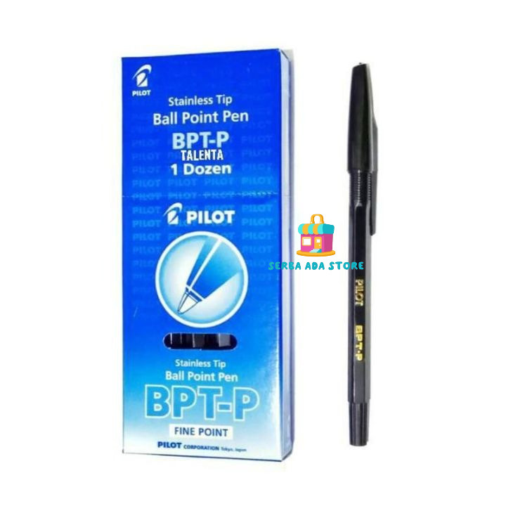 

Pulpen Pilot BPT-P 0.7mm Fine Point Bolpen Pena Hitam Biru - SAS88