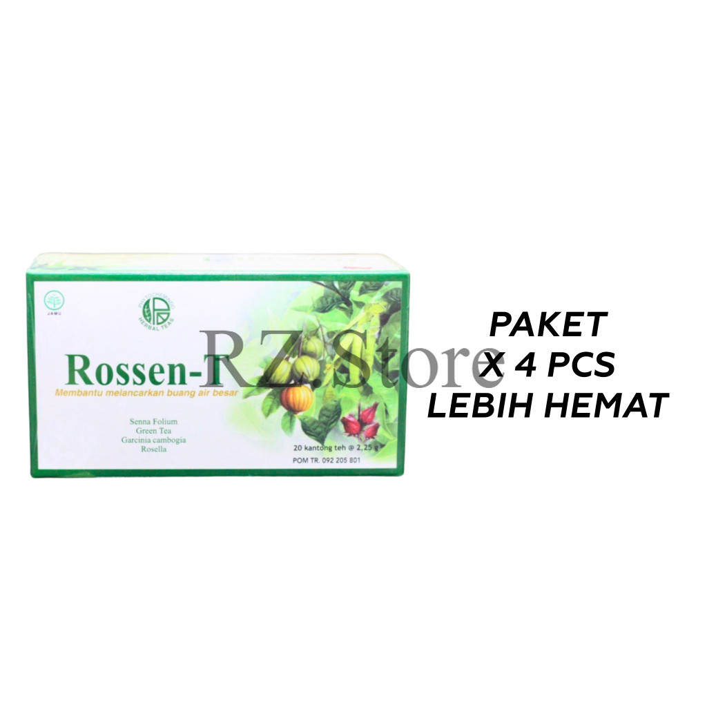 

4 PCS Rossen T Wahida – Teh Herbal Alami Untuk Pencernaan & BAB Lancar