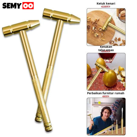 SEMYOO Palu Besi Kecil Multifungsi Palu Kecil Rumah Tangga Palu Kecil Palu Enam Dalam Satu Obeng Kec