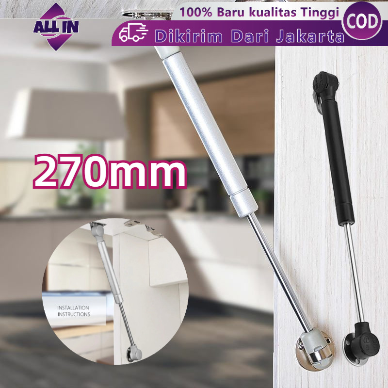 Engsel Gas Spring Hidrolik 100N 10kg Engsel Hidrolik Kitchen Set Bahan Baja ABS Hidrolik Pintu