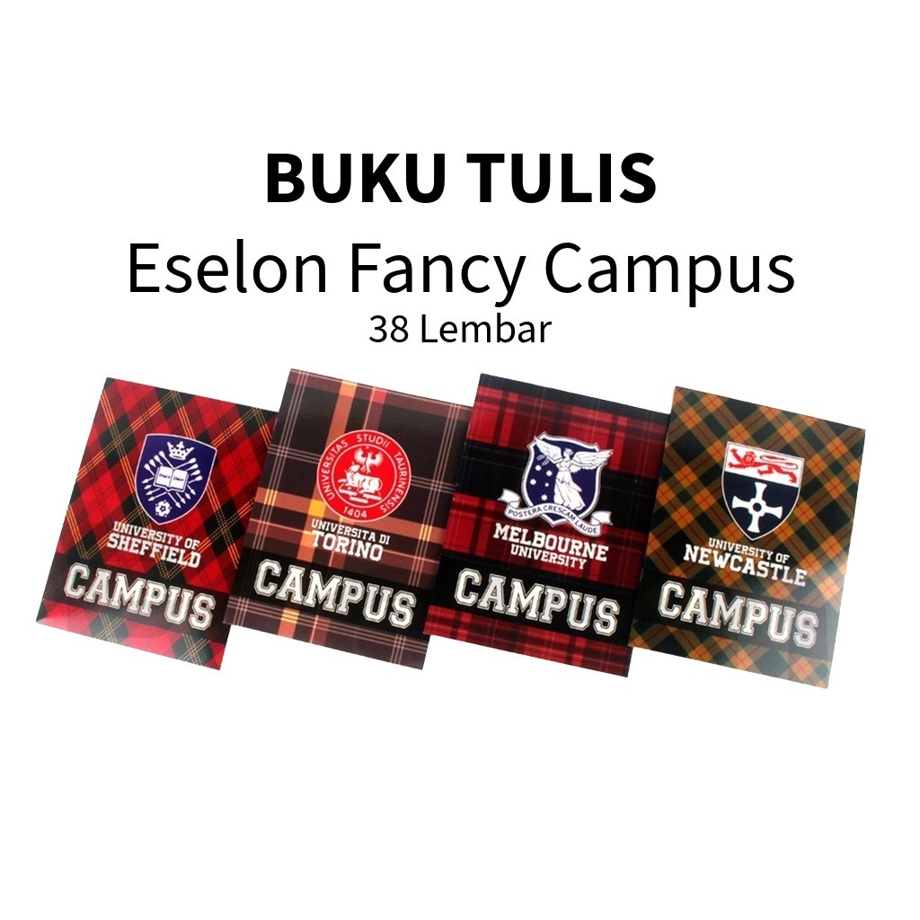 

♚10pcs Buku Tulis Eselon 38 LBR CAMPUS / 1 Pak Buku Tulis Eselon 38LBR♚