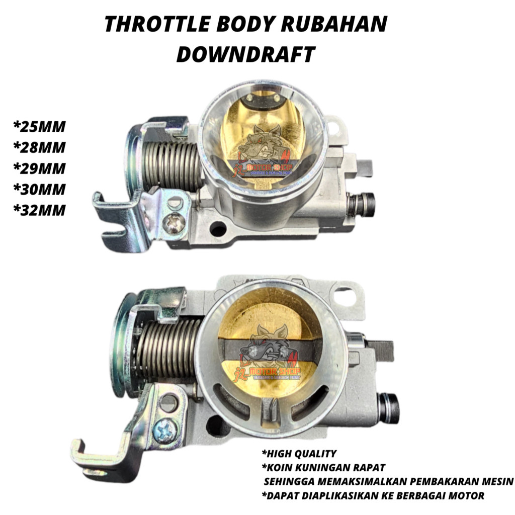 (BACA DESKRIPSI) Tuas Gas Racing Throttle Body TB Racing  Downdraft Wave 110i Wave 125i 25 26 28 29 