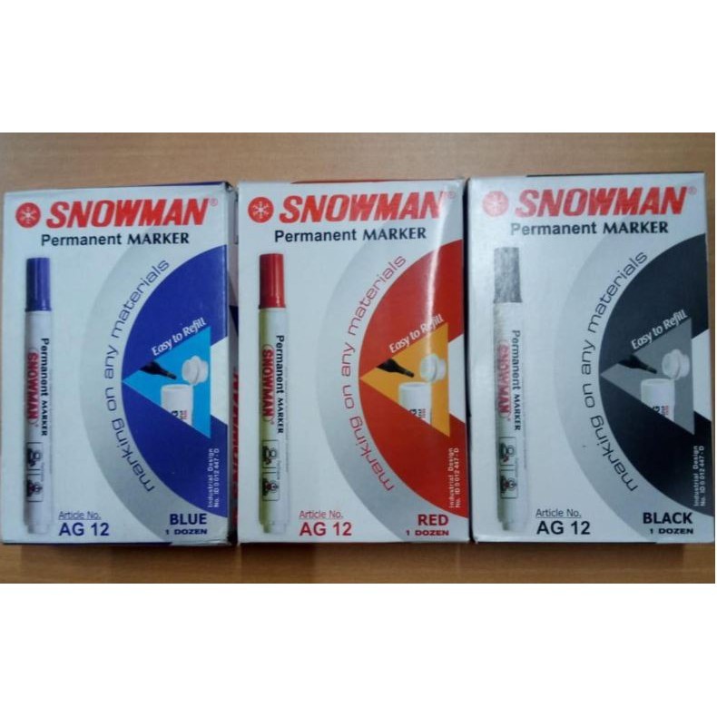 

[LUSIN] SPIDOL SNOWMAN PERMANEN MARKER AG12
