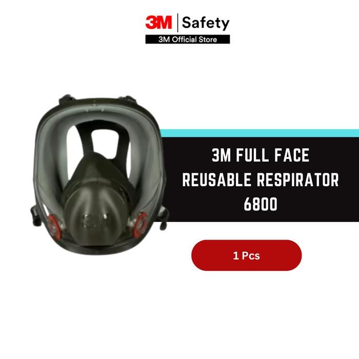 3M Full Face Reusable Respirator 6800