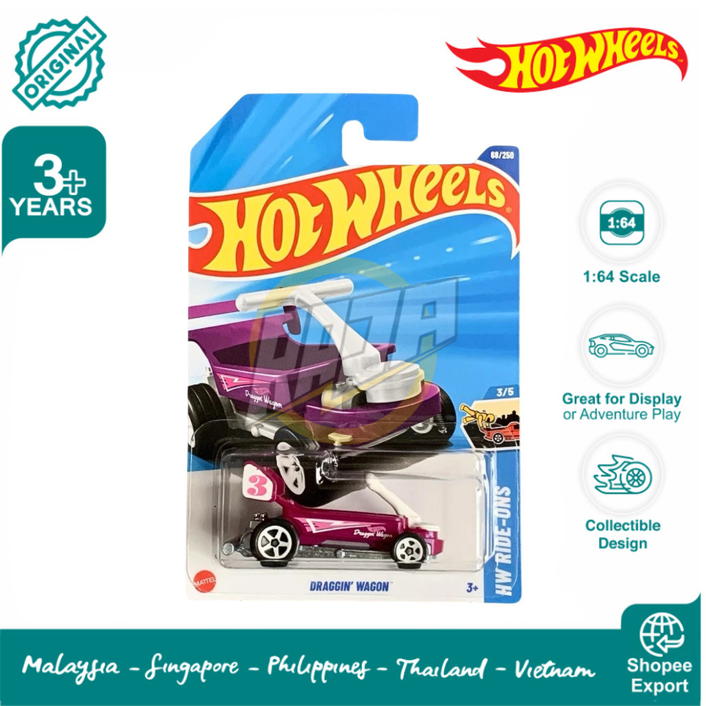 Hot Wheels Draggin Wagon Purple - Lot H 2025
