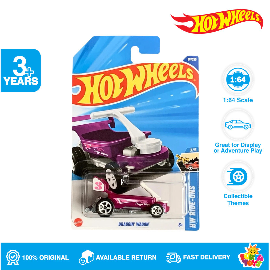 Hot Wheels Draggin Wagon Purple - Lot H 2025