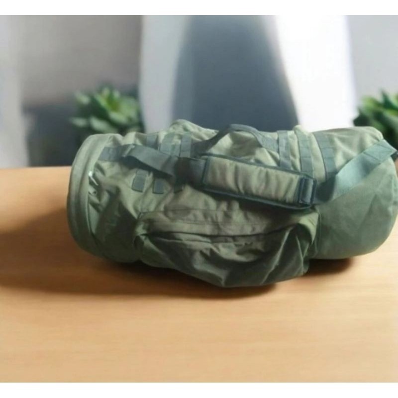 PROMO SHOPEE TAS PULSAK JATAH TNI ORIGINAL DUFFLE BAG | TAS BARANG TNI | TAS TRAVEL | TAS KAPSUL TNI
