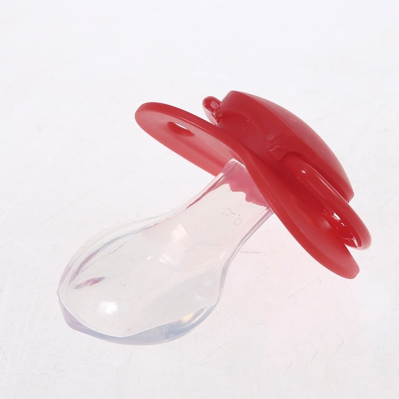 Food Grade Silicone Adult Pacifier Dummy Big Size Nipple Wide-bore Soft Safety Adult Teether A2UB