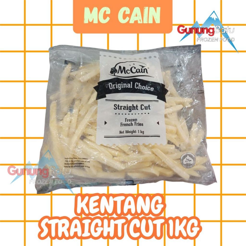 

MC CAIN KENTANG GORENG BELGIA STRAIGHT CUT 1KG