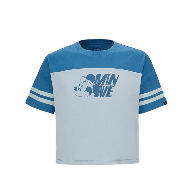 Astec Mickey & Friends Women's Lifestyle T Shirt - Bluesteel