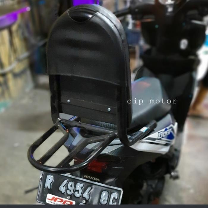 sandaran jok motor beat scoopy
