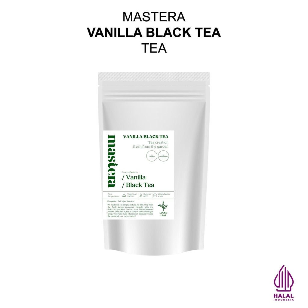 

Mastera Vanilla Black Tea Teh Hitam