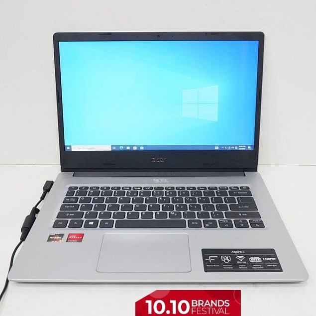 Laptop Acer Aspire A314-22 Amd Ryzen 3-3250u Radeon 16Gb 512Gb Normal Siap Pakai - Laptop Murah - La