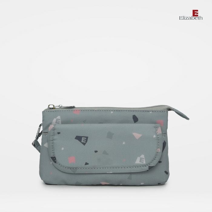 ORIGINAL Dompet Wanita Elizabeth Dompet Tali Panjang 0022-1435 - Sage