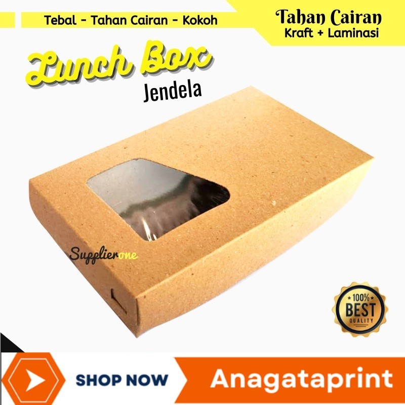 

Lunch Box Paper / Paper Lunch Box / Lunch Box Jendela / Lunch Box Window / Box Nasi