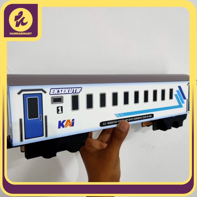 SALE Gerbong Eksekutif K1 2005 Code 62  - MINIATUR KERETA API KAYU SURABAYA