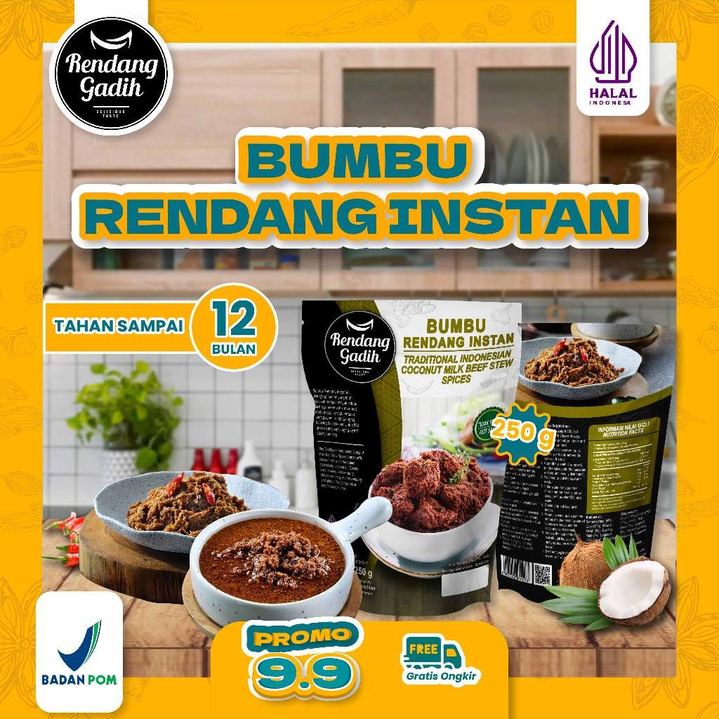 

Rendang Gadih - Bumbu Rendang Instan 250 gMurah