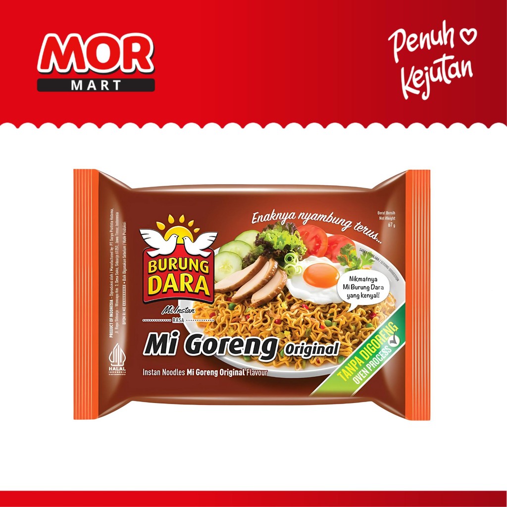 

BURUNG DARA Mi Goreng Original 67 gr