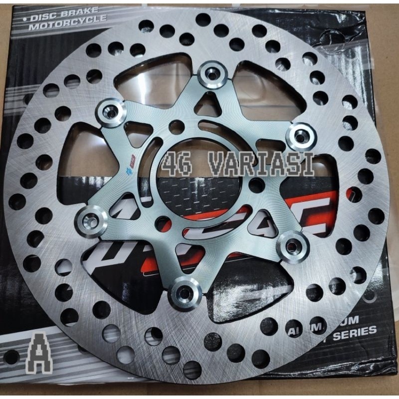 DISC CAKRAM FLOATING LUBANG BAUT 3 / ROTOR 220mm LUBANG BAUT 3/ PIRINGAN ROTOR  LUBANG BAUT 3 220mm 