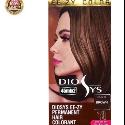 DIOSYS EE-ZY HAIR COLORANT BROWN 45ML X 2
