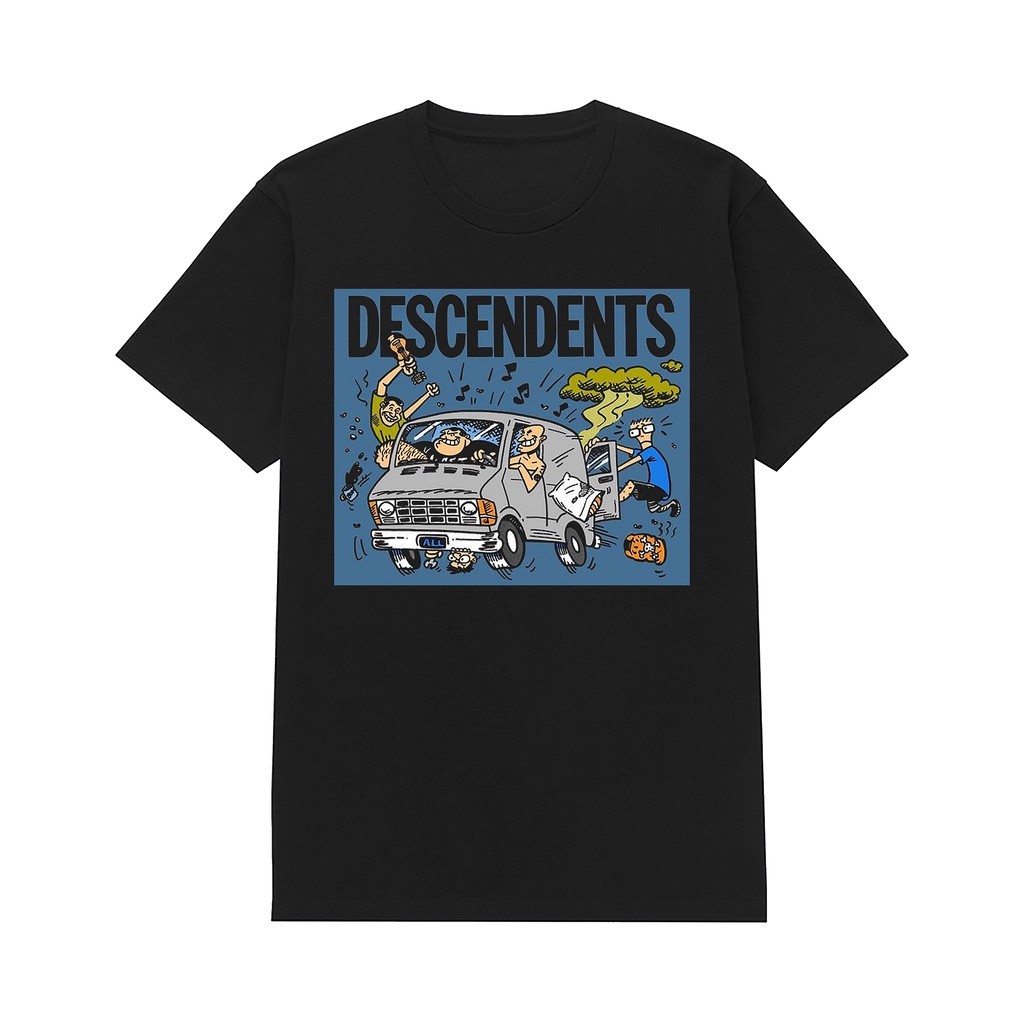 (COD) Rocknroll T-shirt Band Descendents Van Heather