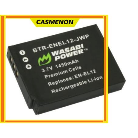 Wasabi Power Battery & Charger for Nikon EN-EL12 ENEL12 Baterai AW100 AW110 AW120 AW130 Coolpix A900