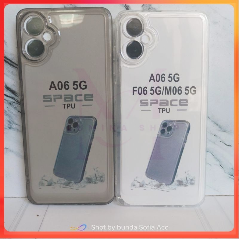 PROMO+COD Softcase Casing SAMSUNG A06 5G Selikon Bening Trasparan Pelindung belakang HP+Camera