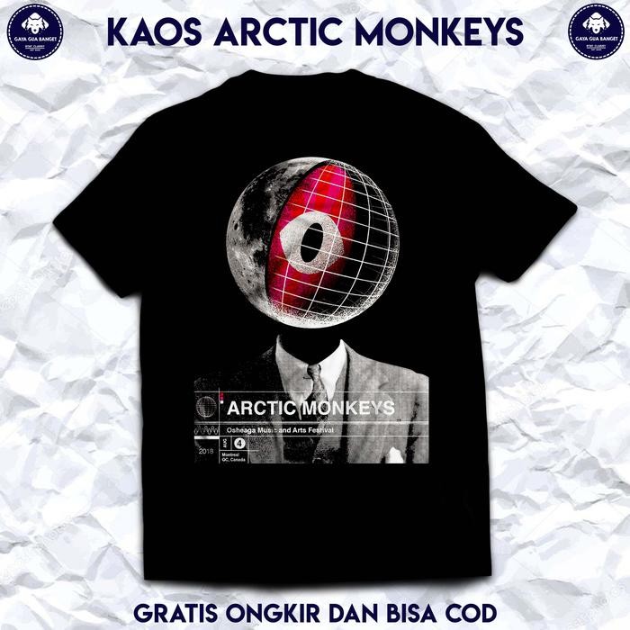 (COD) T shirt Band Arctic Monkeys Original. Kaos Musik Band Arctic Monkeys. - ARCTIC MONKEYS, S
