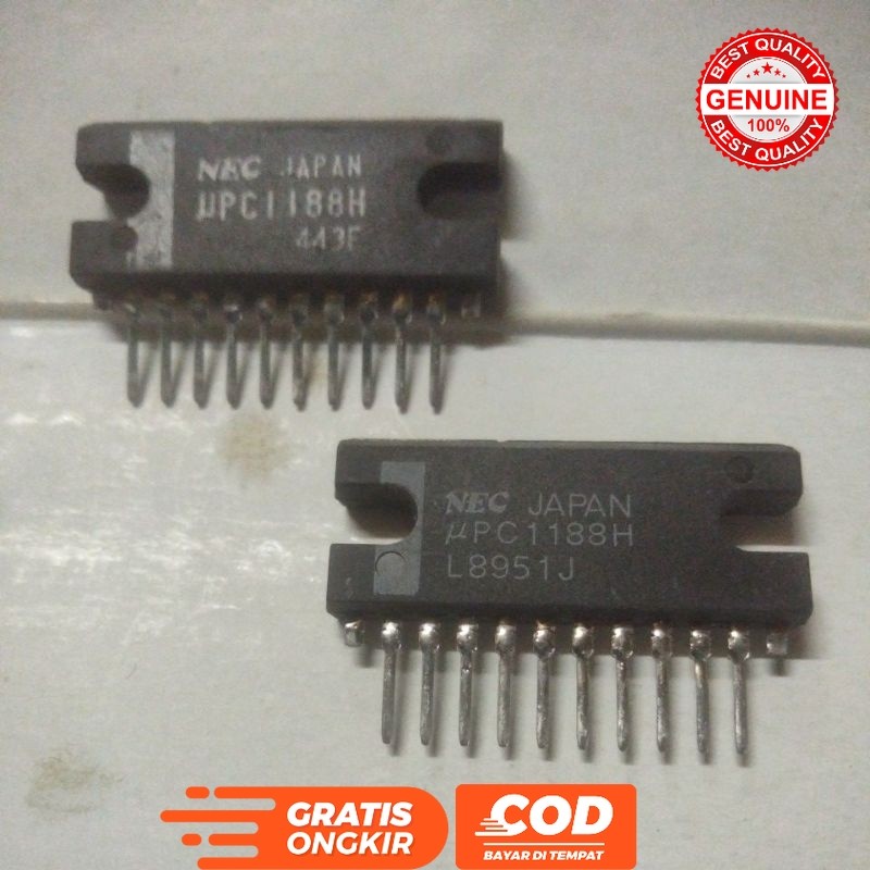 TRANSISTOR IC UPC 1188 H UPC1188H NEC JAPAN