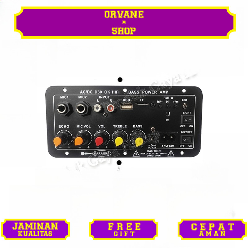 400W Bluetooth Amplifier Board 220V 12V 24V Digital Bluetooth Amplifier Amplifier Stereo Mendukung U