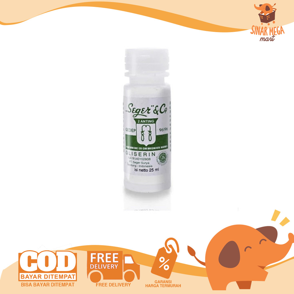 Seger & Co Gliserin 25ml Pelembab Kulit Skin Treatment Untuk Kulit Kering dan Kaki Pecah