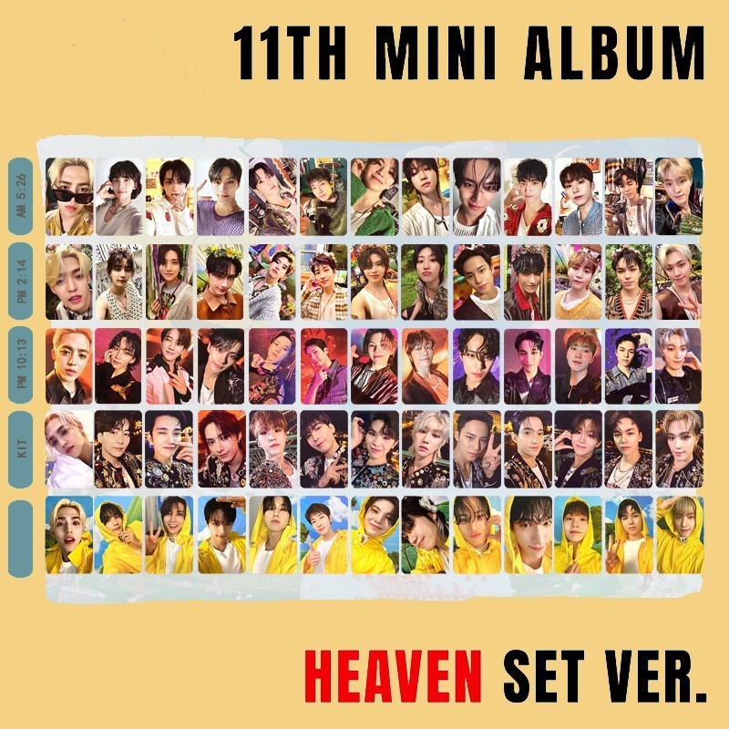 Kpop Jeonghan S.Coups DK HEAVEN Album Photocards List Mingyu Wonwoo The8 Vernon AM PM KIT Ver Selfie