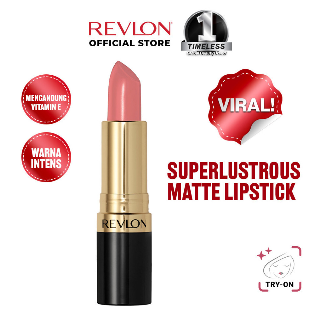 Revlon Superlustrous Matte Lipstik Make up (matte & tahan lama)