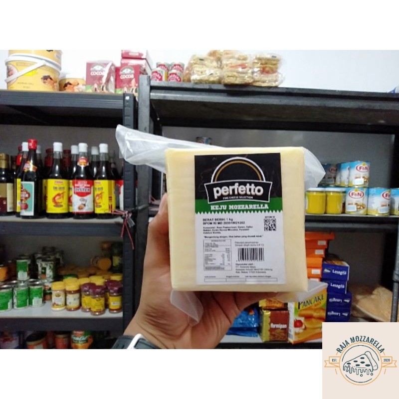 Keju Mozzarella Perfetto 1kg Ekspedisi Cepat By Raja Mozzarella Sumatera