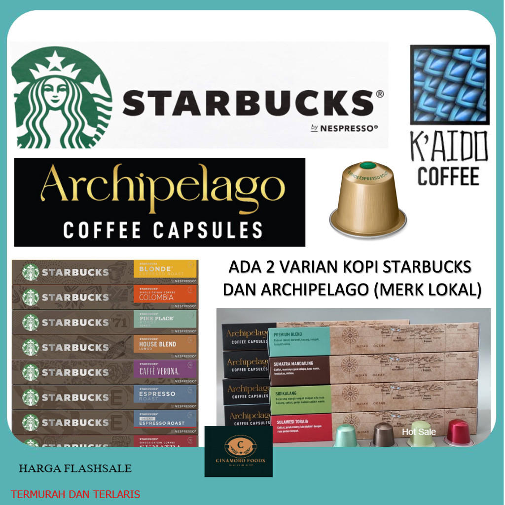 Nespresso Starbucks Coffee Capsule Capsules