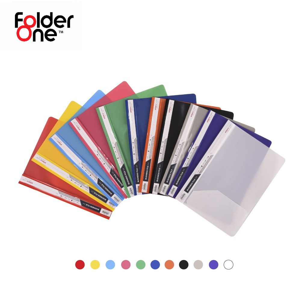 InterX Folder Business File /  Map Arsip / Penyimpanan Dokumen Acco Snelhecter A4