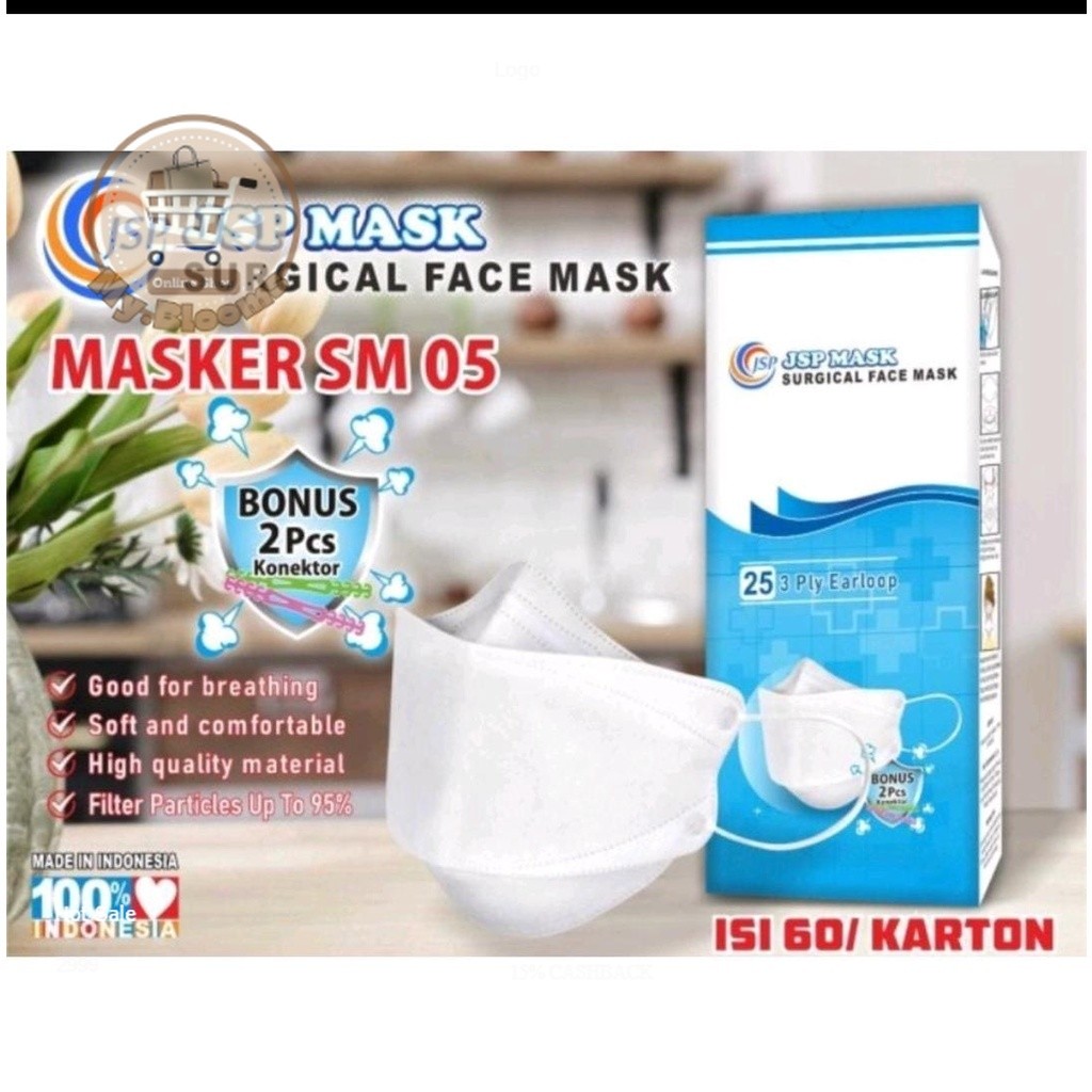 MY BLOOMS - MASKER KF JSP/ MASKER KF 94 DEWASA/ MASKER KF WARNA