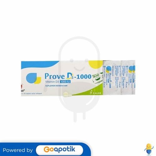 Prove D3 1000 Iu Box 100 Tablet