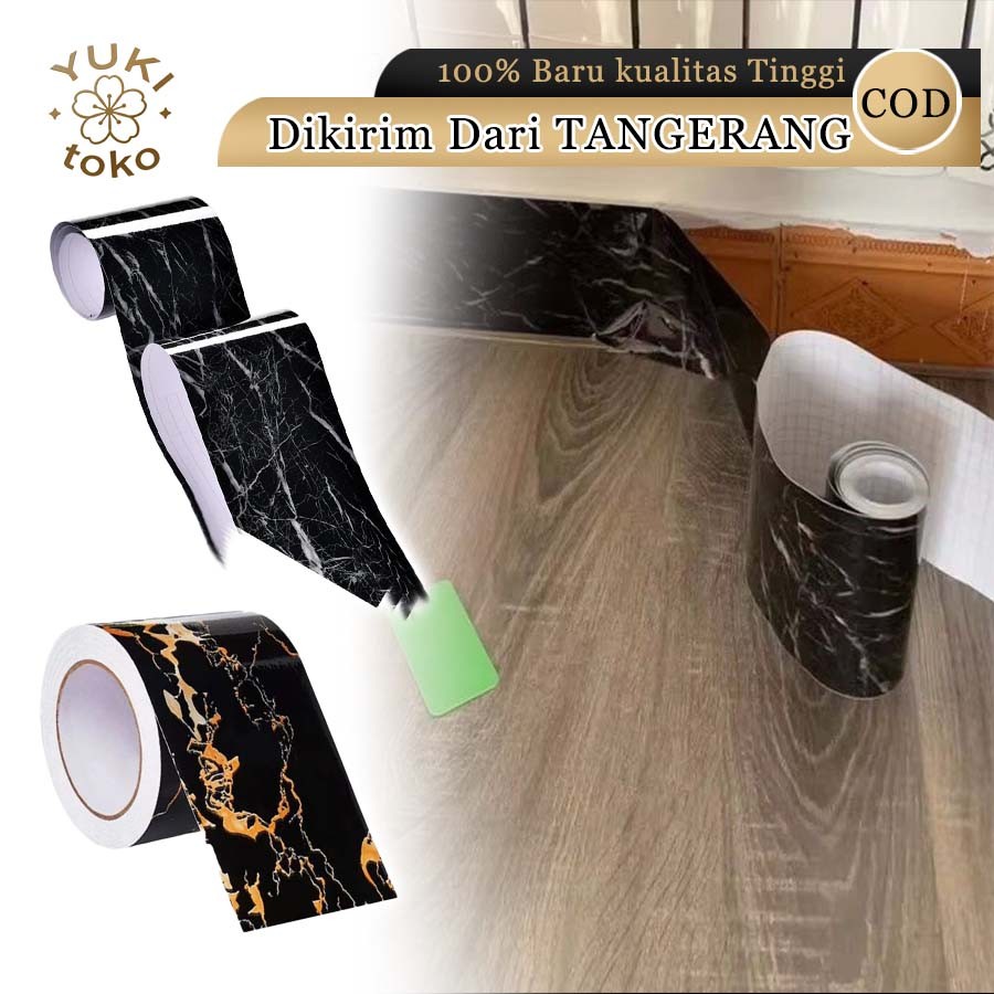 Stiker Tembok Keramik Border Strip Stiker Dekorasi Lantai Keramik Wallpaper Sticker Border List Stik