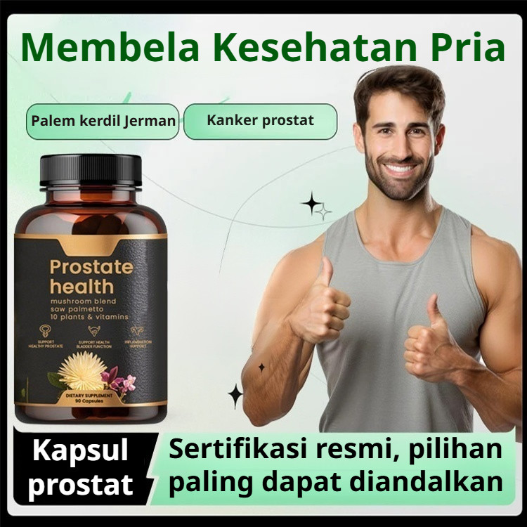 【Formula Herbal】Prostat Kapsul Pria Dewasa / Suplemen Kesehatan Reproduksi Pria / Kapsul Prostat Ala