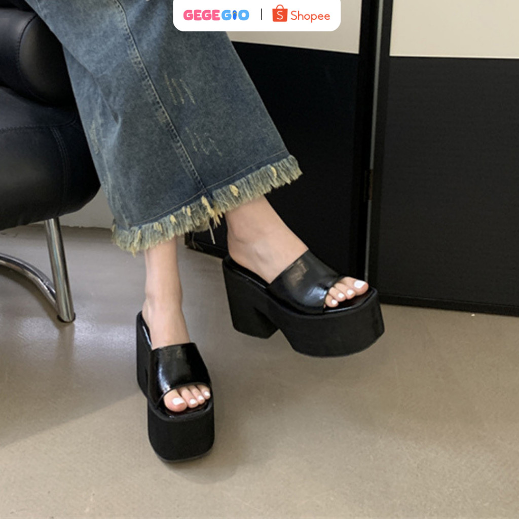 Sandal Wanita Sendal Wedges Balance Import Sendal Empuk Jelly Import Bahan Karet Jelly 2320-A1