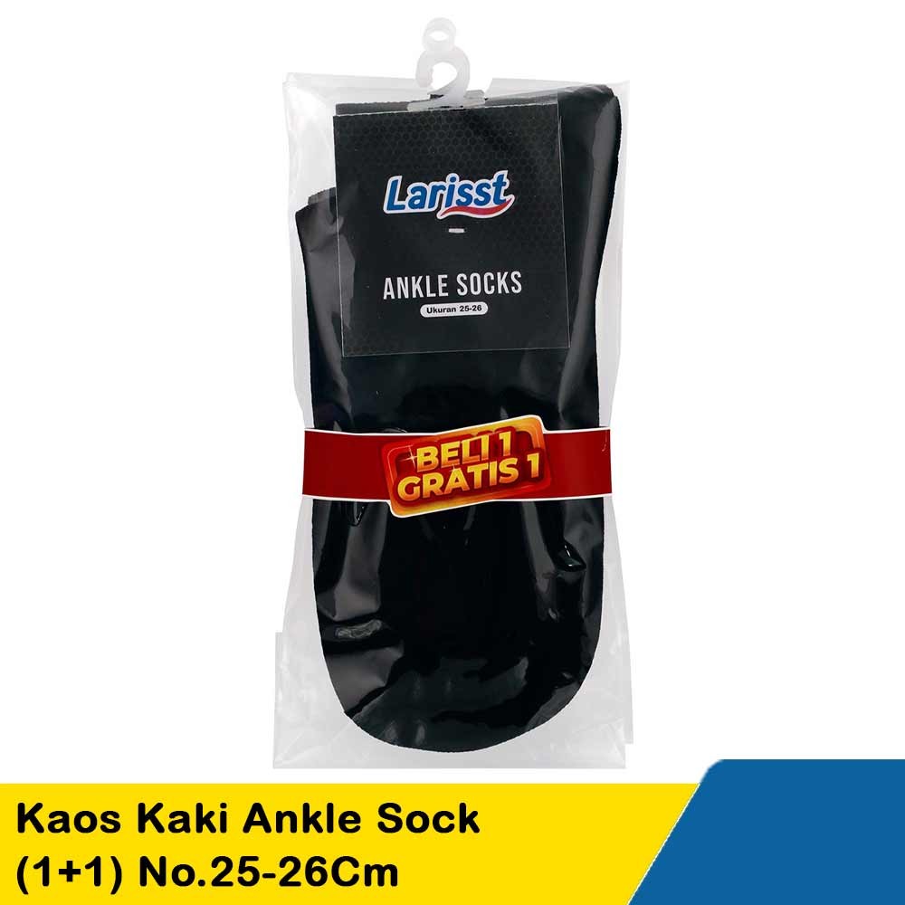 LARISST KAOS KAKI ANKLE SOCK (1+1)  NO.25-26CM