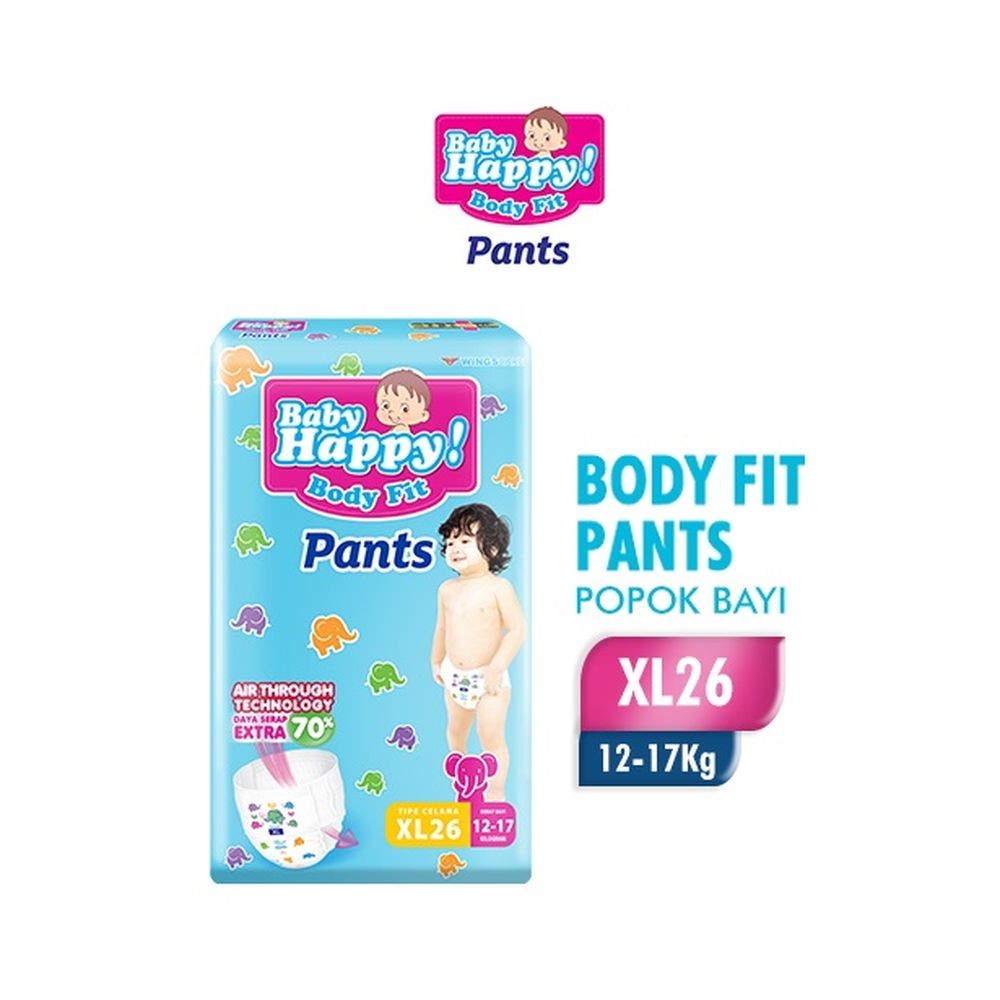 Baby Happy ! Baby Diapers Pants 26'S  Extralarge