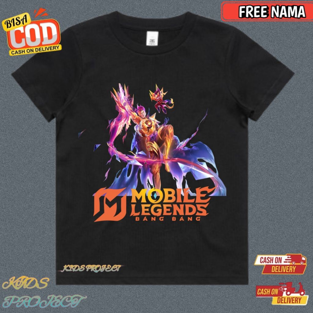 Kaos Atasan Anak CLAUDE Prime Skin MOBILE LEGENDS X MLBB