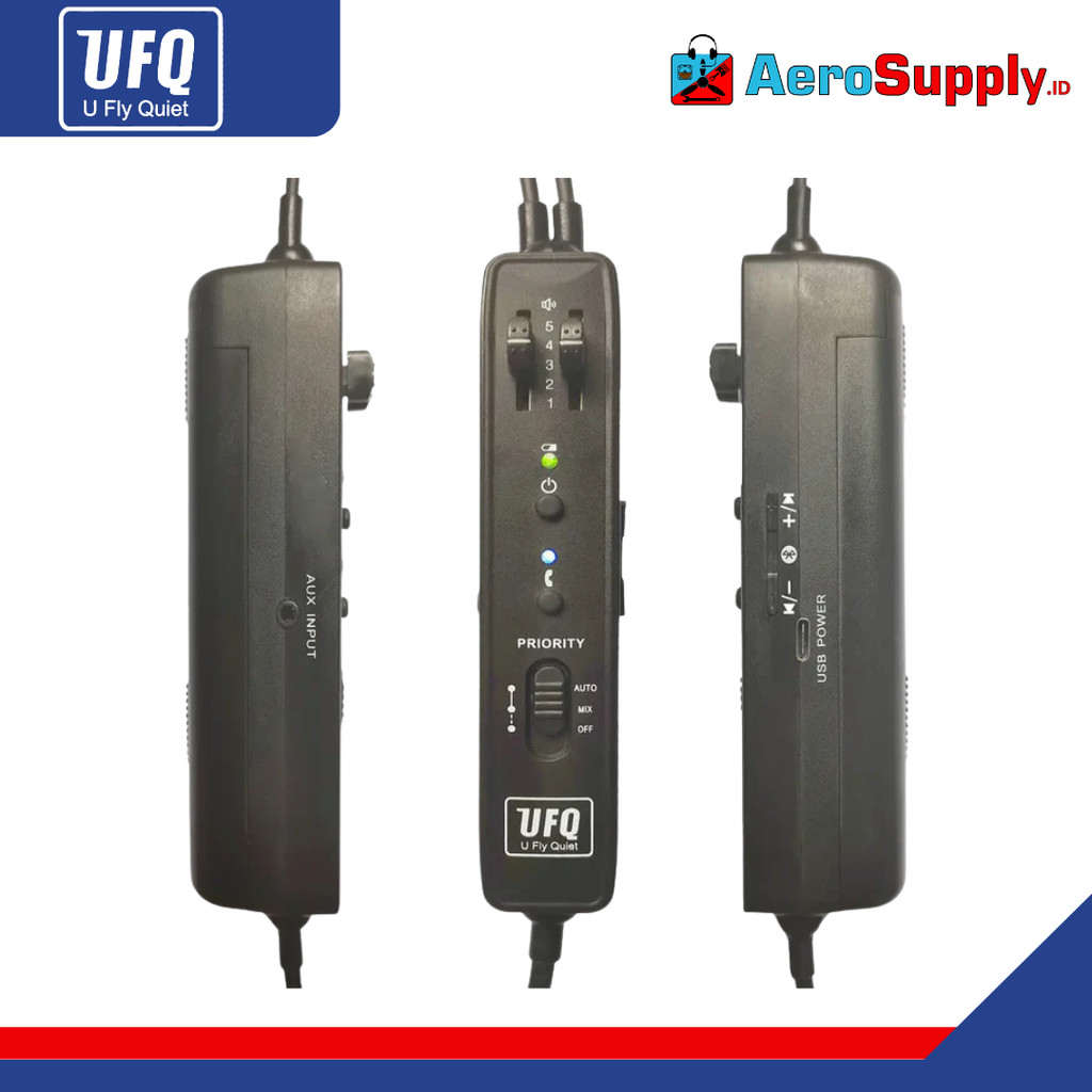 UFQ Aviation Headset Bluetooth Adapter BT-Link