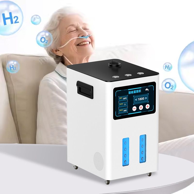 Multifunctional Hydrogen Generator 1200ML1800ML Hydrogen Inhalation Machine H2 O2 HHO Double Outlet 