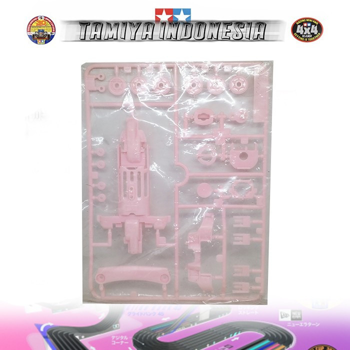REP TAMIYA GEARBOX MA CHASSIS PINK / GIRBOK SET CHASSIS MA