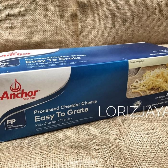 Best  Seller[PROMO] ANCHOR KEJU CHEDDAR 1KG REPACK!! - 500 gram
