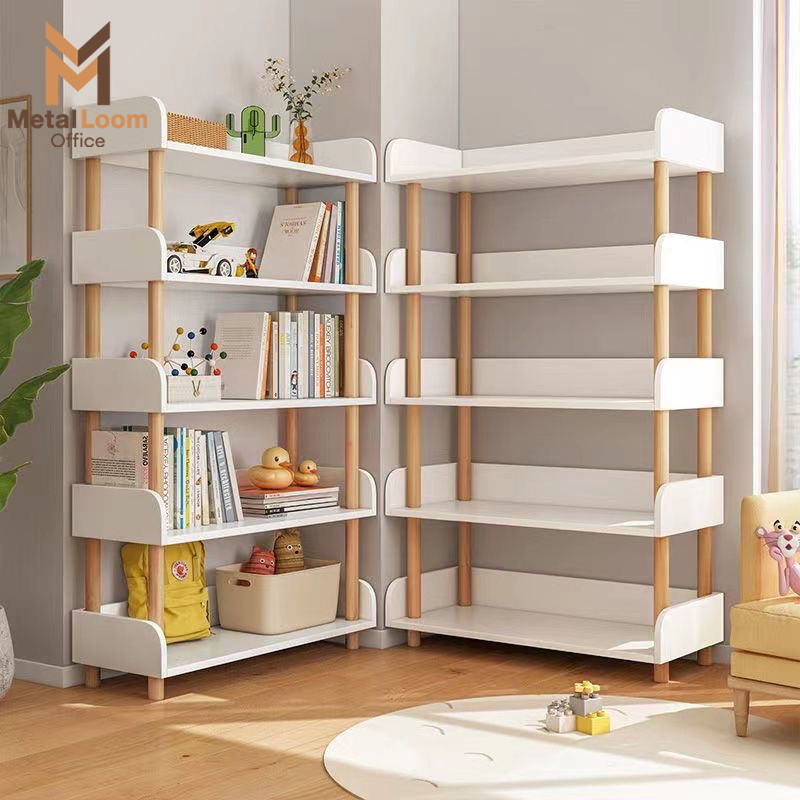 Rak Buku Minimalis 6 Tingkat Rak Makanan Ringan Lemari Buku Kayu Rak Buku Minimalis Kayu