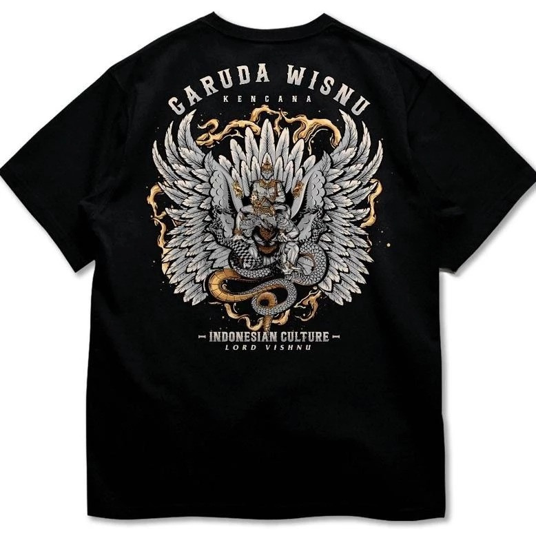 Kaos Garuda Wisnu Kencana T-Shirt GWK Culture Mithology Budaya Bali Indonesia Atasan Anak dan Dewasa